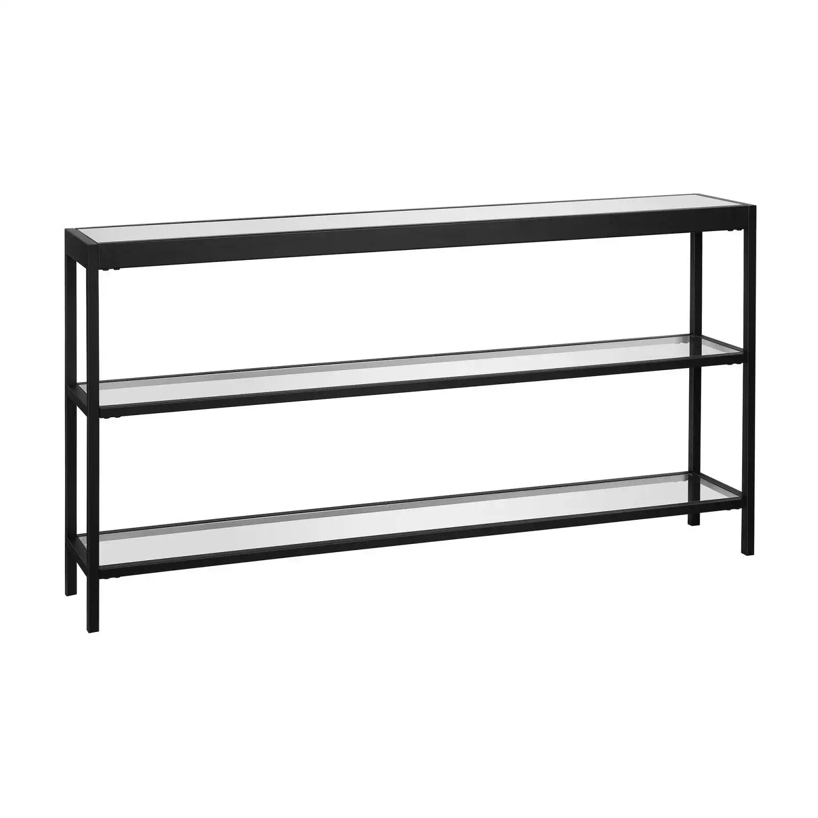 

Modern Console Table with Glass Top