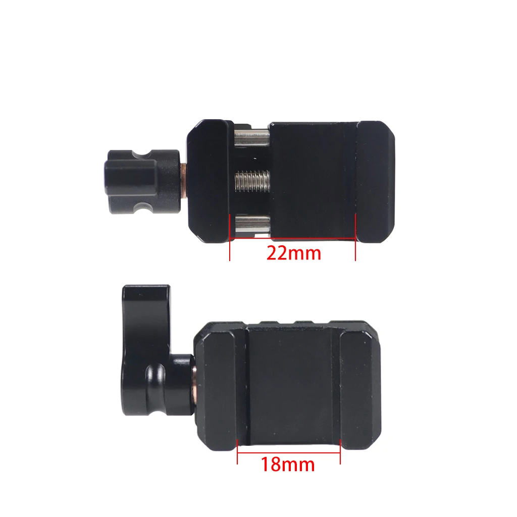 Быстросъемный зажим NATO стандартный с 1/4 &quot3/8 монтажными отверстиями для