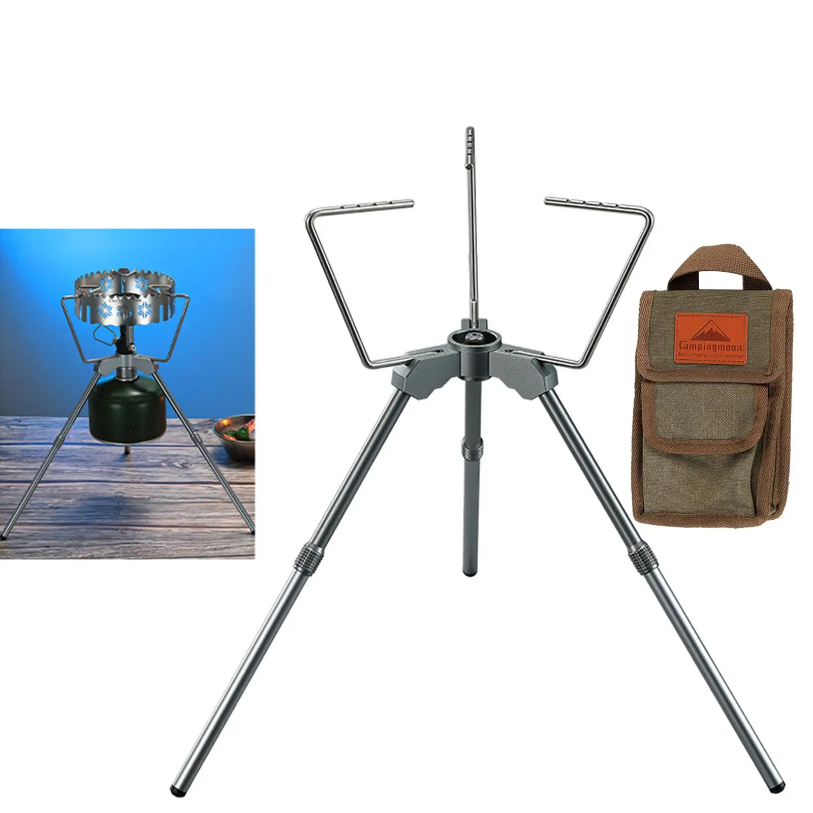 

Stove Rack Cookware Bracket Stand for Camping Picnic BBQ Backpacking Hiking