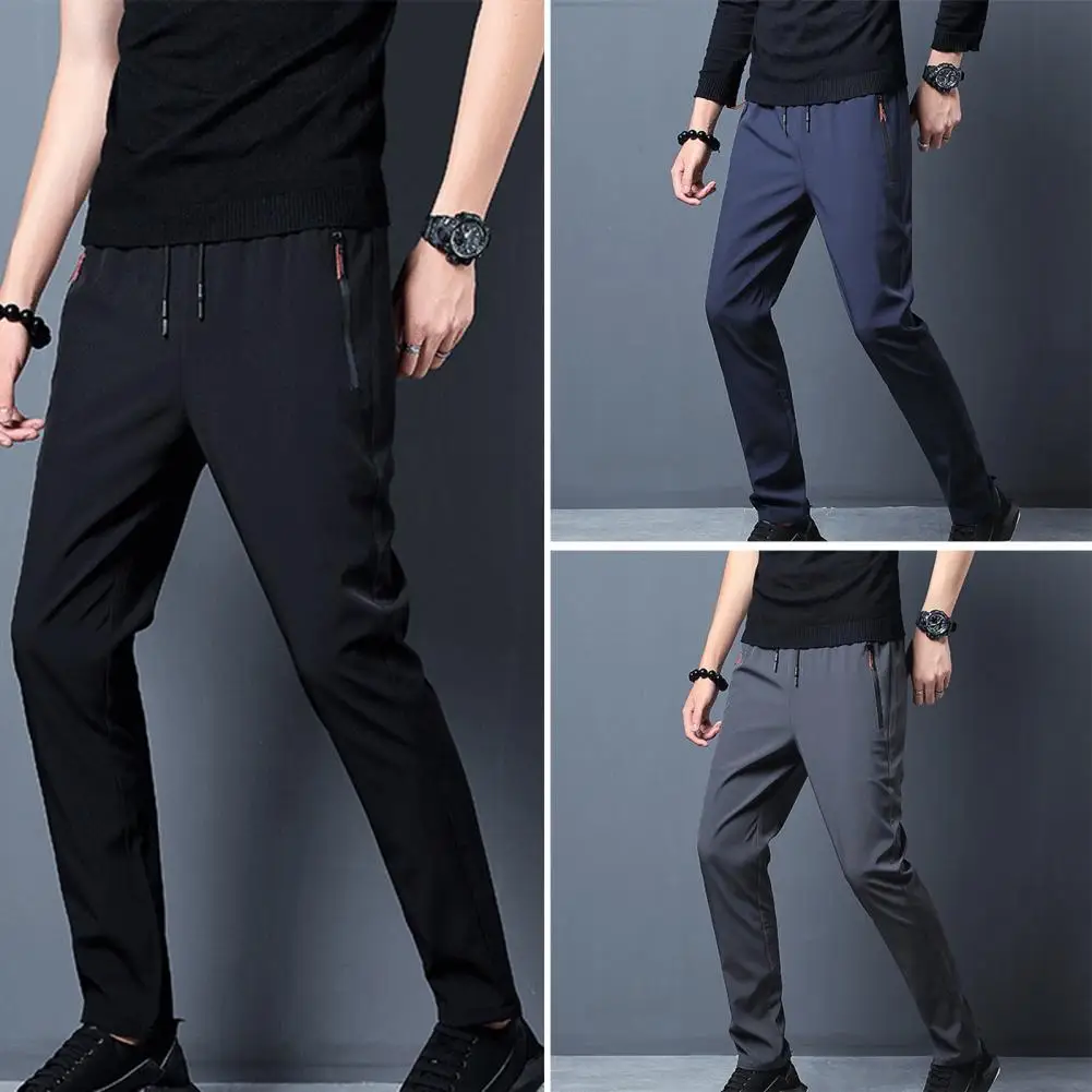 

Pants Casual Trousers Long Breathable Fashion Drawstring Pockets Ankle Tied Trousers