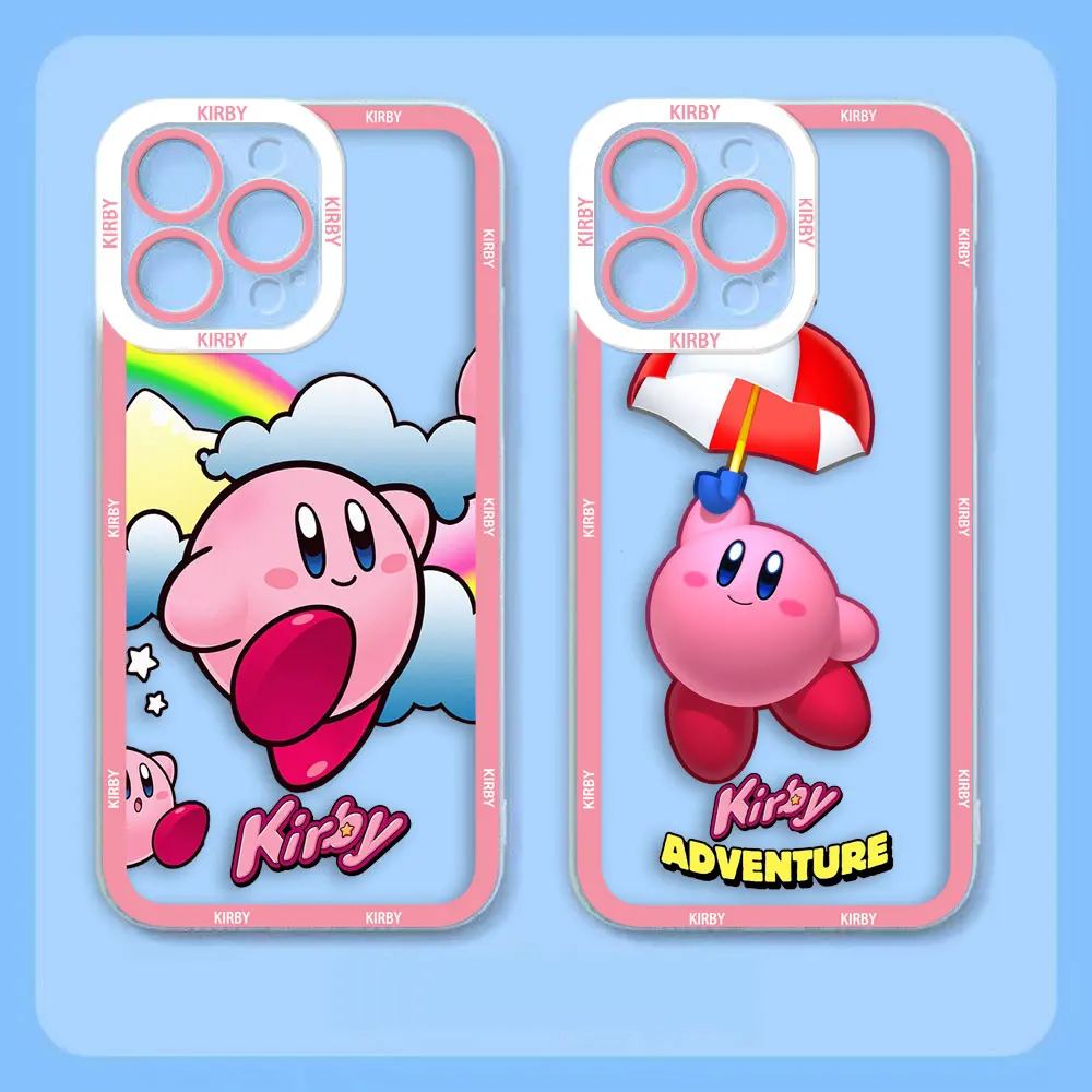 The Game мультфильм K-Kirby прозрачная фотография для REALME 5 6 7 7I 8 8I 9 9I 10 C67 C55 C53 C35 C33 C31 C30 C21Y