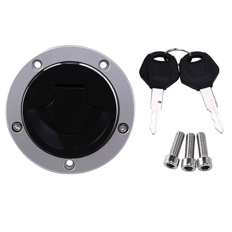 

4X Motorcycle Fuel Gas Tank Cap Cover Key Lock For Kawasaki Z800 Z750R ZX-14 KLE650 Z1000 Z750