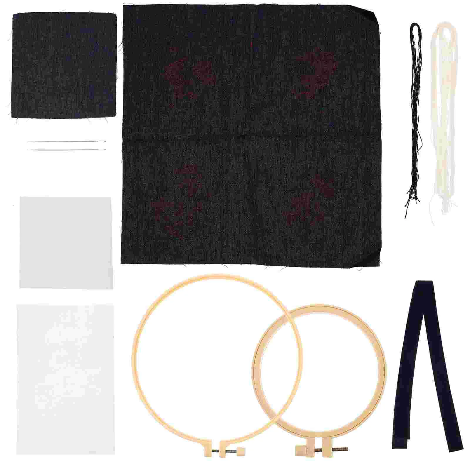 

Embroidery Kit Kits Diy Punch Coaster Cross Tea Needle Beginner Tools Flower Starter Cup Clothes Easy Complete Pattern Range