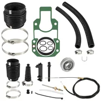 YMT Transom Seal Repair Kit with Lower Shift Cable Replacement Kit For Mercruiser R, MR, Alpha One Gen 1 1983-1990 Sterndrives