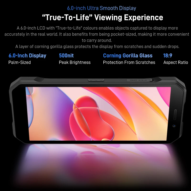 DOOGEE S61 смартфон с 5 5-дюймовым дисплеем восьмиядерным процессором Helio G35 20 МП 6 0 мАч