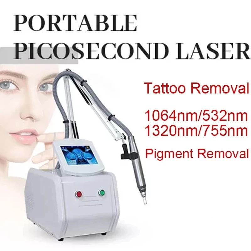 

Professional Picosur Pigmentation Removal 1064nm 532nm 1320nm Q Switch Pico Nd Yag Laser Tattoo Removal Picosecond Machine