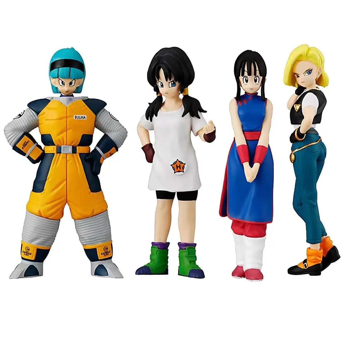 Фото Оригинальные фигурки Bulma, Videl, Majin Buu, Vegeta, Gotenks, Dabura из серии HG: Великий Демон. Аниме-фигурки, модели, украшения, игрушки. №4