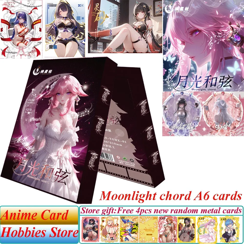Новая история богини Moonlight Chord A6 коллекционные карты аниме сексуальная девушка