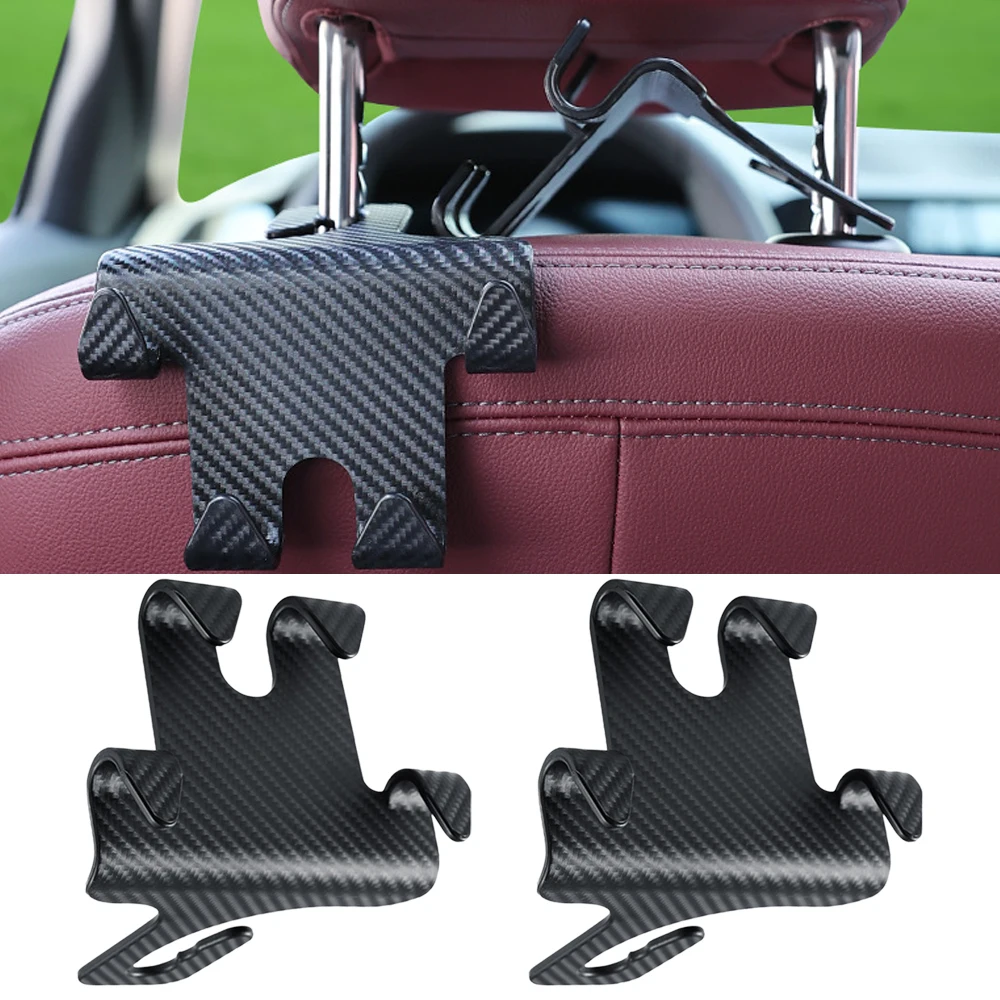 Органайзер на подголовник сиденья универсальный держатель из углеродного