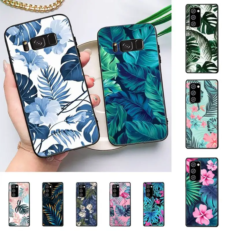 

Palm Tree Leaves Phone Case for Samsung J 2 3 4 5 6 7 8 prime plus 2018 2017 2016 core