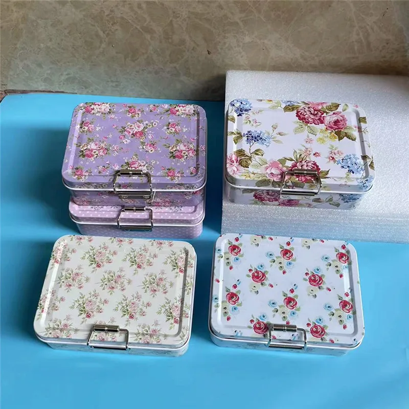 Винтажная модель с крышкой-прочная коробка для печенья и конфет органайзер в