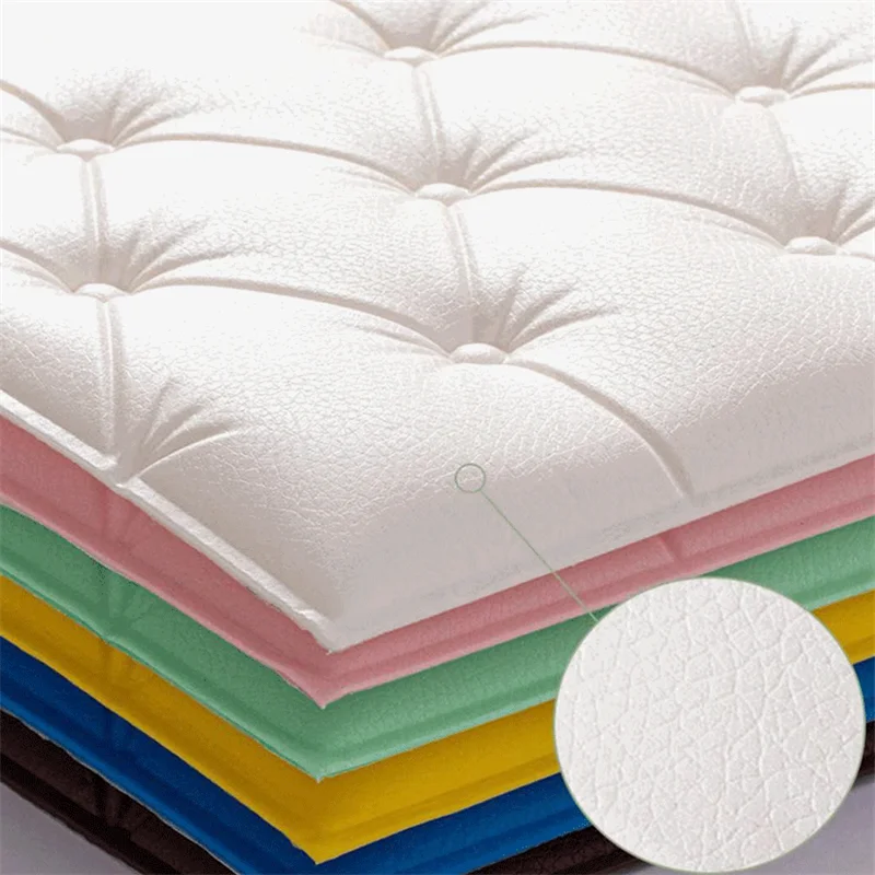 

30*60cm3D Sticker Wall DIY Foam Soft Pack Wall Panel Home Decoration Leather Waterproof Self-adhesive Wallpaper Children's Room