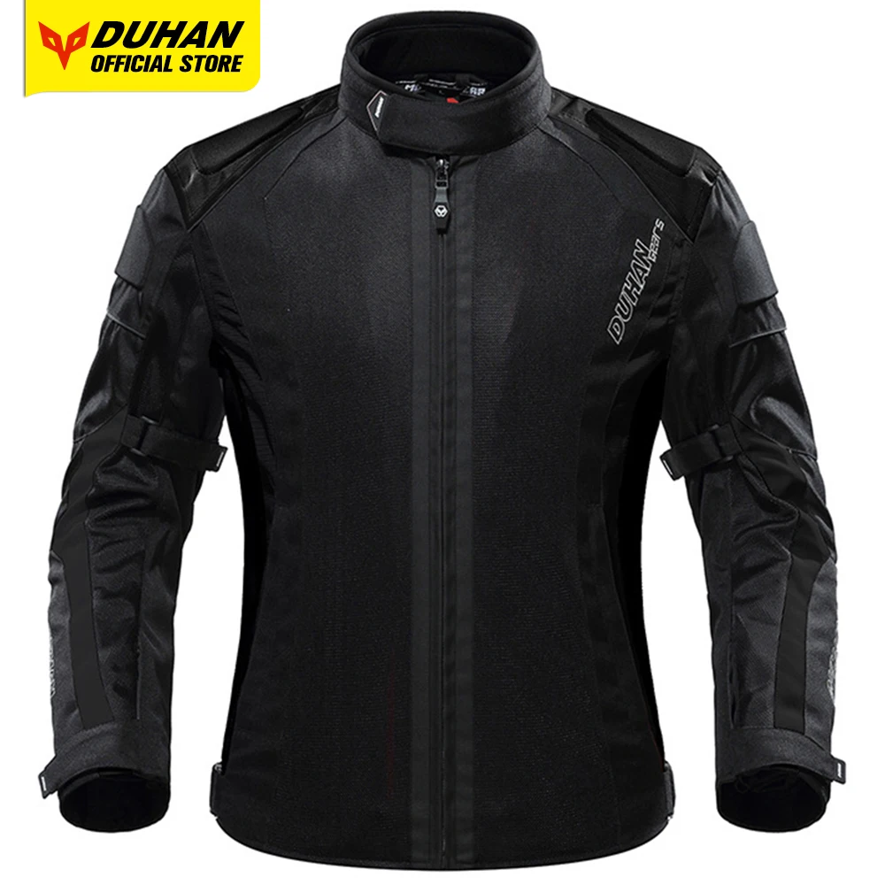 

DUHAN Unisex Motorcycle Jacket Body Protective Armor Motocross Jacket Breathable Jaqueta Motoqueiro Summer Moto Cycling Chaqueta