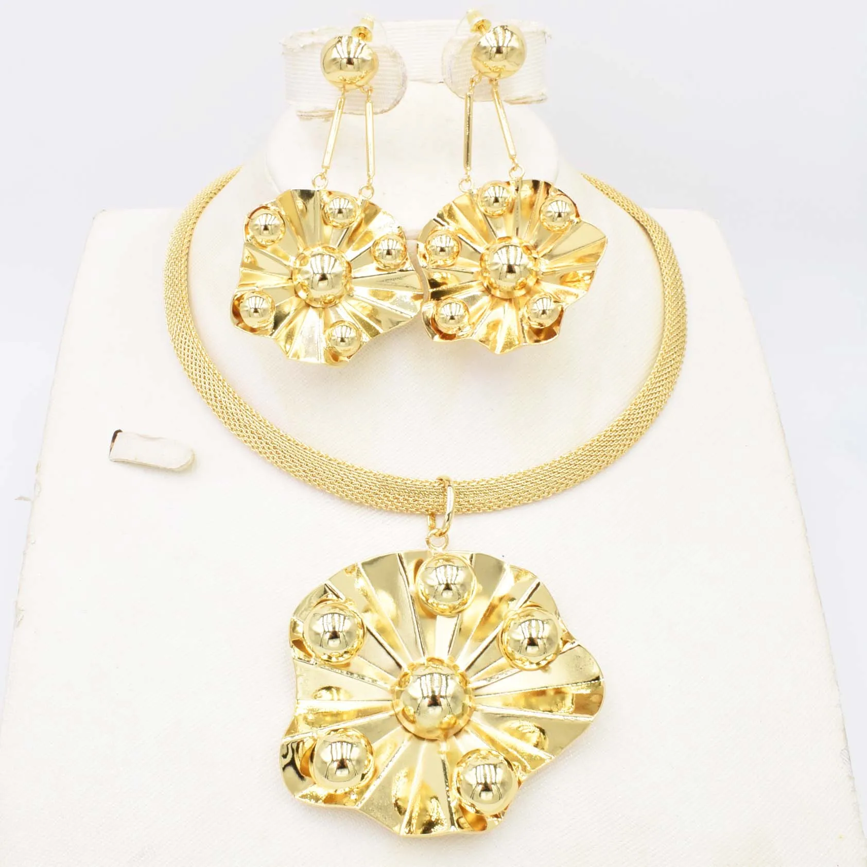 Высокое качество Дубай 3 цвета золотой цвет набор украшений для женщин