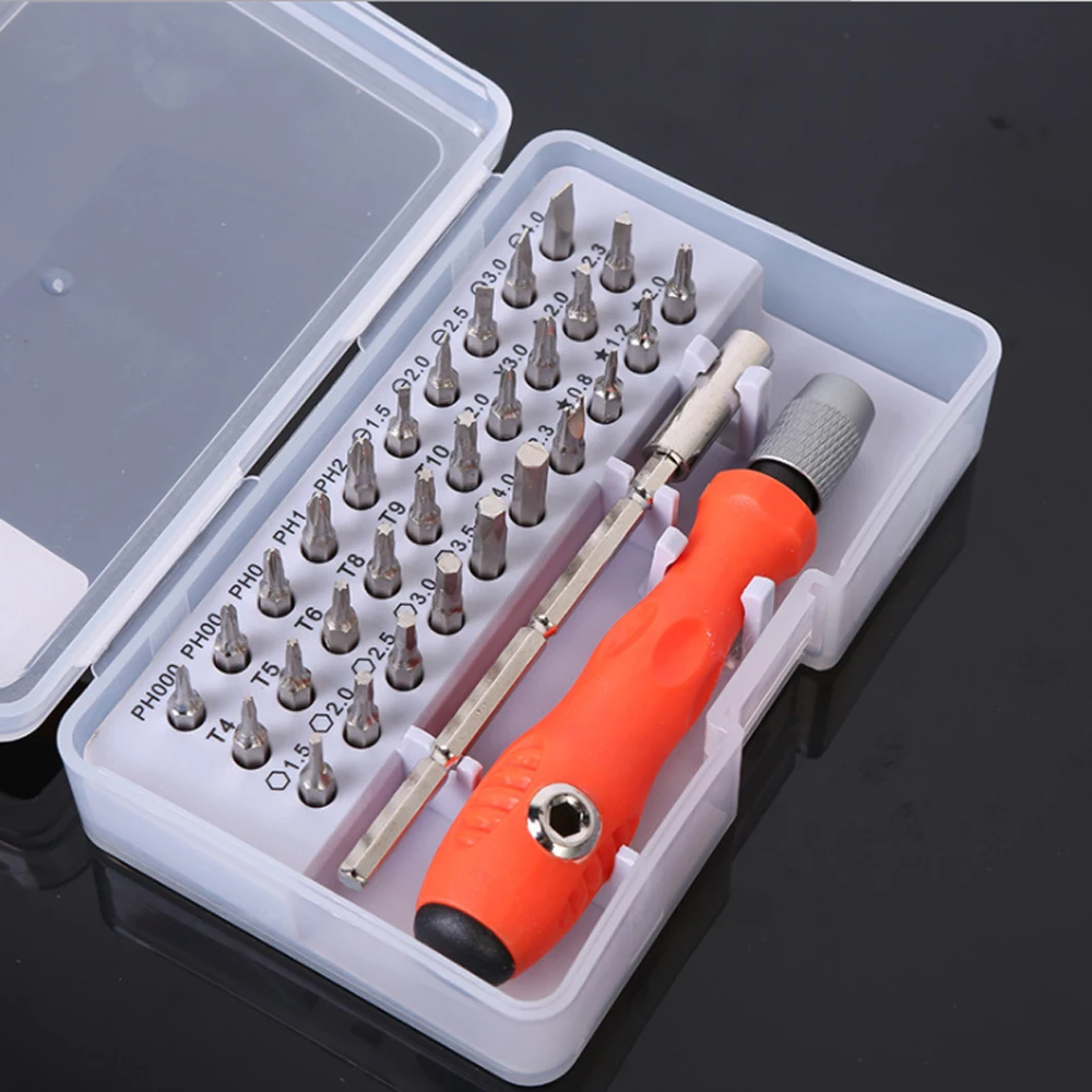 32-in-1 Multi-function Precision Screwdriver Set Mobile Phone Digital Camera Plug Open Teardown Repair Tool Screwdriver Bit