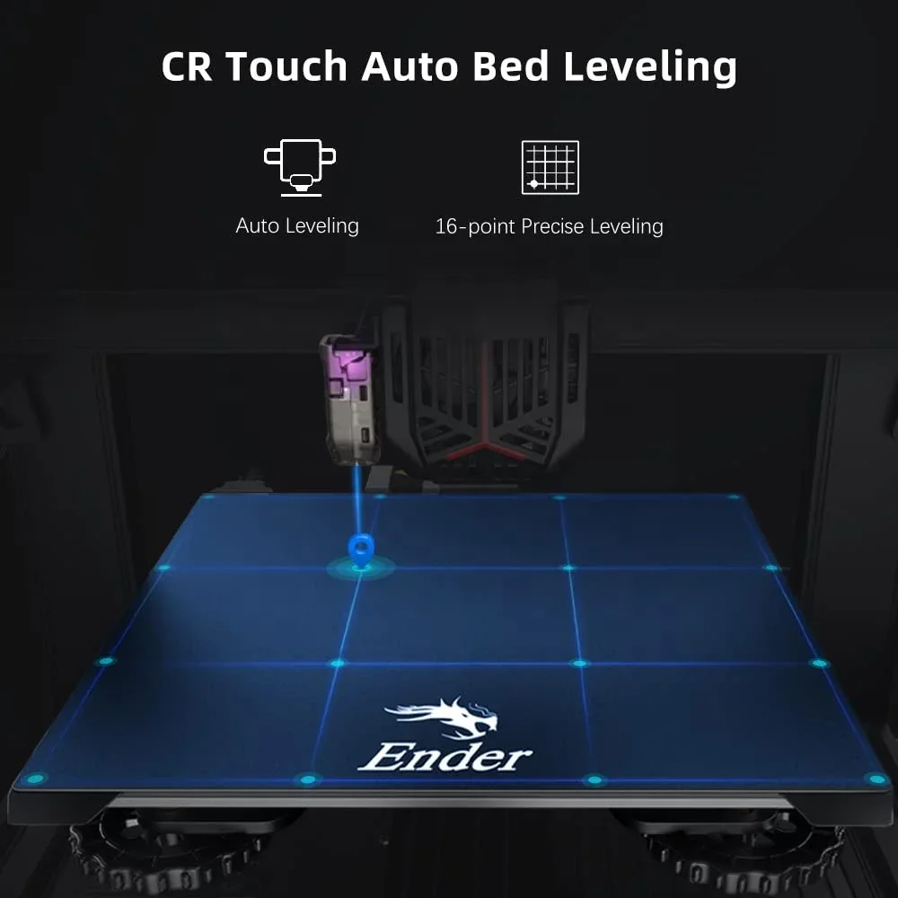 Crealiould Groothandel 2022 Nieuwe Ender-3 V2 Neo 3d принтер с автоподзаводом Pc Stalen Printplatform 95% вурaf