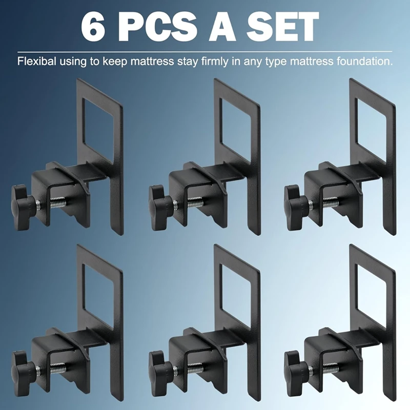6 шт. Нескользящие Наматрасники GTBL на металлической раме
