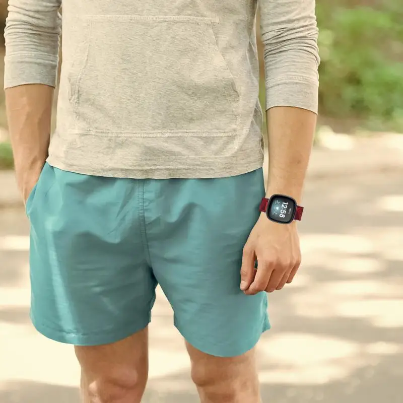 

Портативный ремешок для умных часов Fitbit Sense2, дышащий сменный ремешок для наручных часов, аксессуары для часов, нейлоновый универсальный ремешок