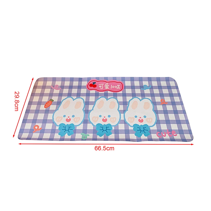 

Kawaii Mouse Pad Japanese Cute Girl Placemat Desktop Table Mat Student Desk Mat