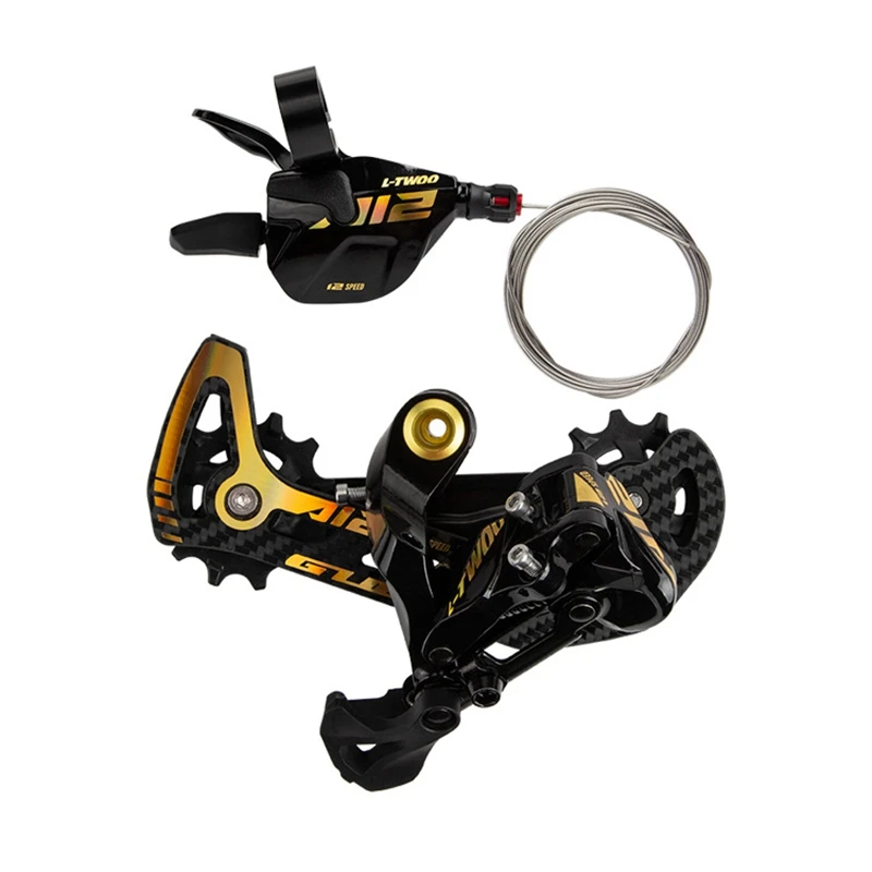 

GUB Mountain Bike 12-Speed Transmission Kit Carbon Fiber SX XX1 12-Speed Dial Rear Dial Gold Standard 2-Piece Set