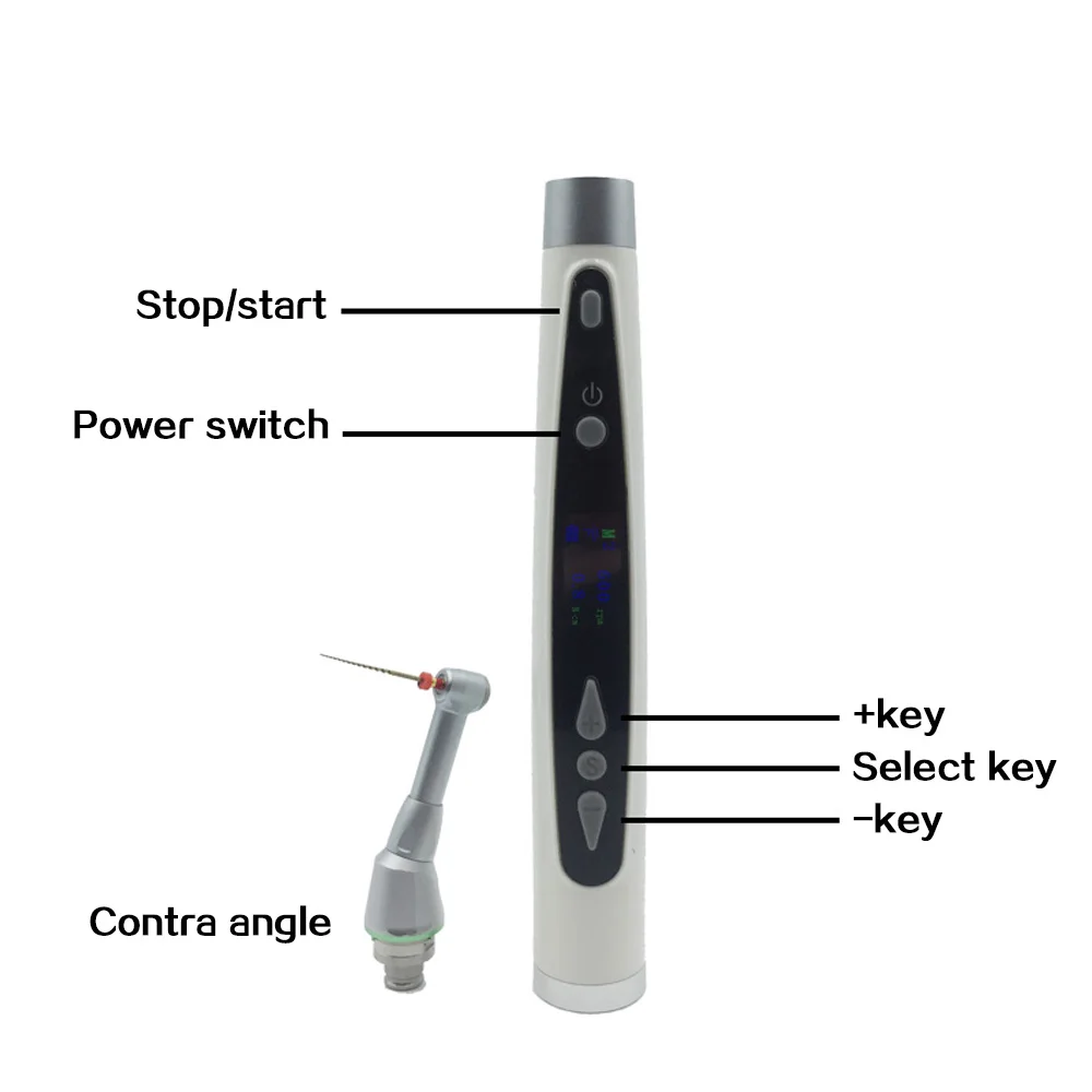 de Ntal Endo Motor Wireless 16: 1 Reduction Contra Angle LED Root Mate Treatment Настройка модели 9 с анкерным