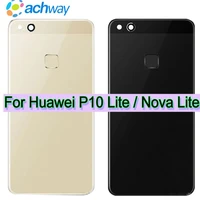 tested for huawei p10 lite back glass battery cover rear door housing 5 2 for huawei nova youth battery cover case back cover