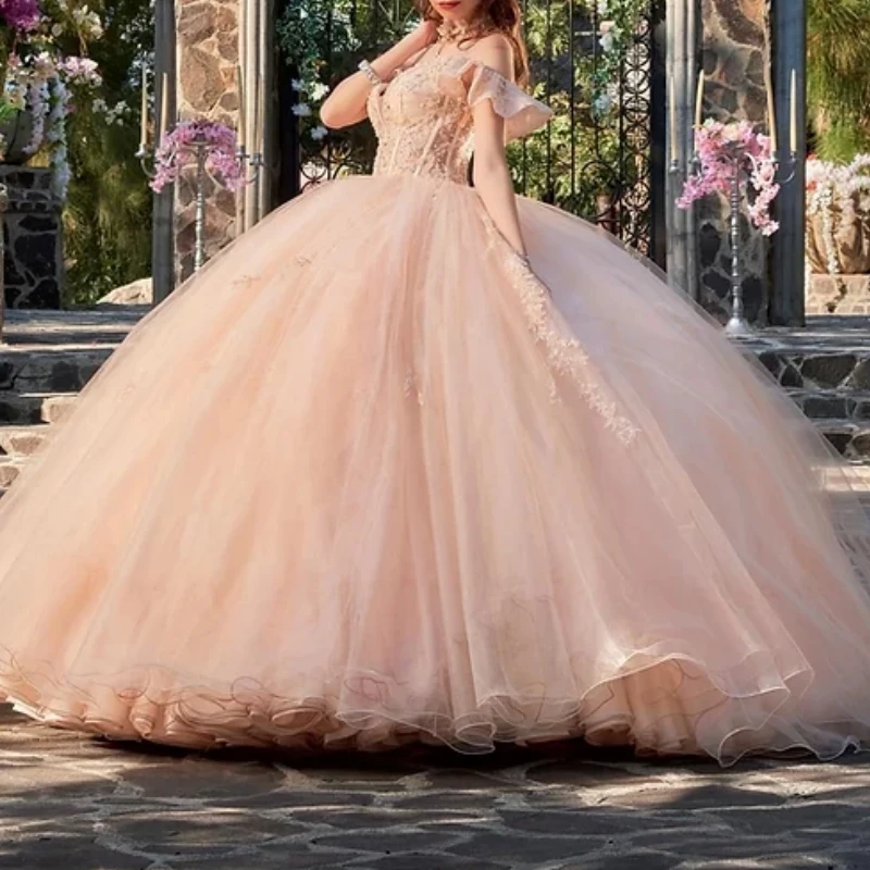 AQ263 платье принцессы для выпускного вечера по индивидуальному заказу бальное с