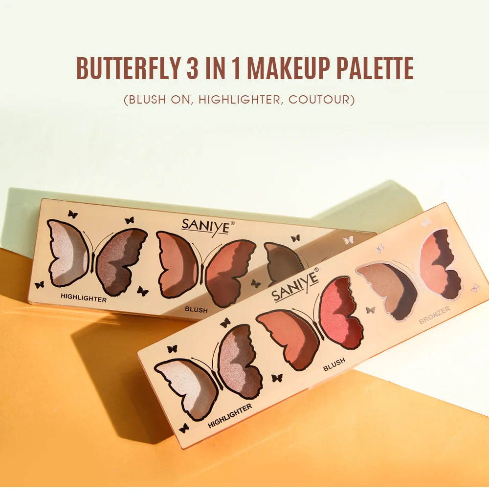 

New Eyeshadow Pallete 6 Colors Matte Shimmer Waterproof Non-Smudge Face Cosmetics Eye Shadow Pigments Beauty Makeup Cosmetic