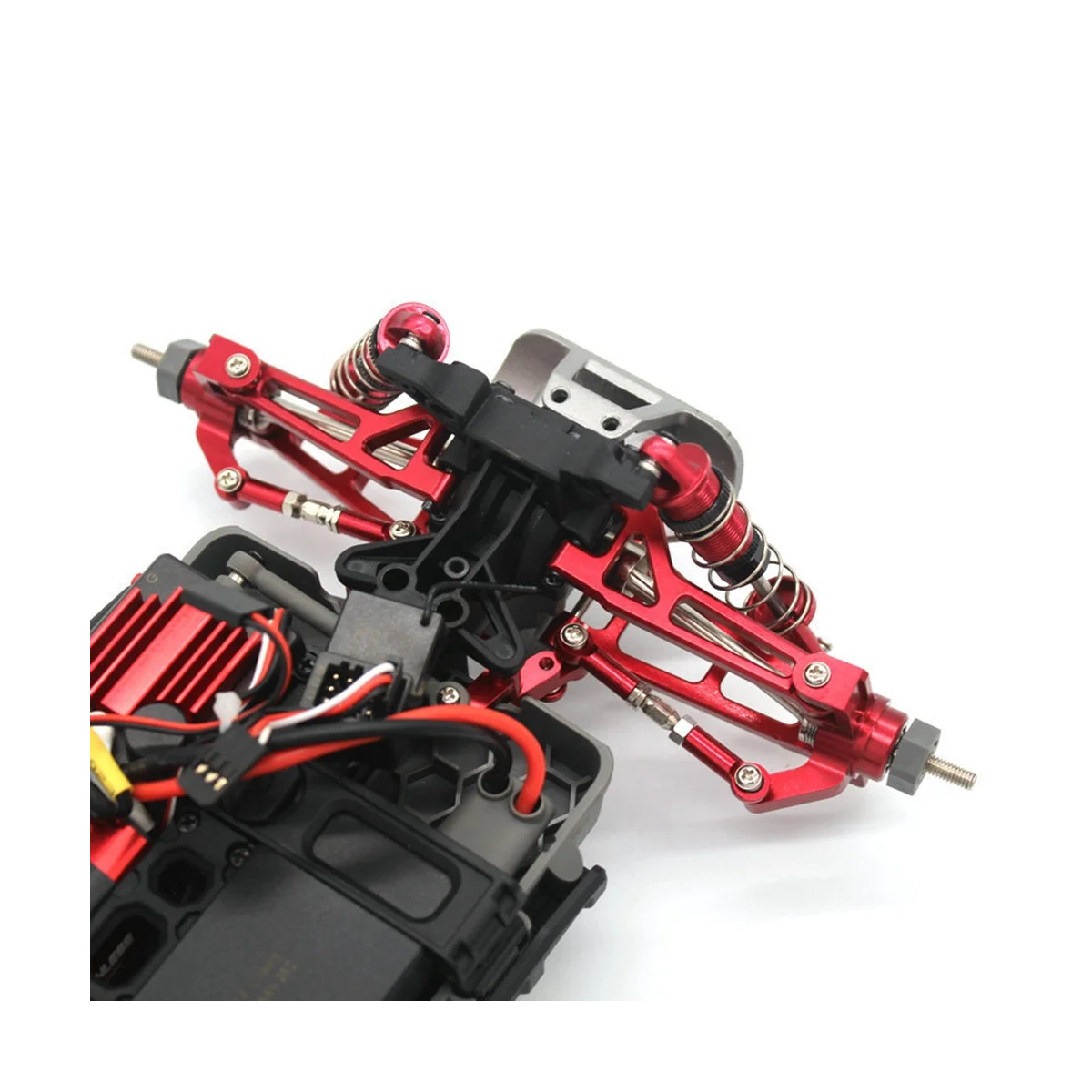 

Metal Suspension Arm Steering Block Set for HBX 16889 16889A 16890 16890A SG1601 SG1602 1/16 RC Car Upgrade Parts Kit,2