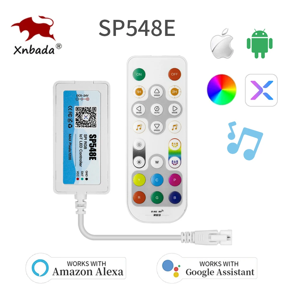 

RGB-контроллер Xnbada SP548E для светодиодной ленты