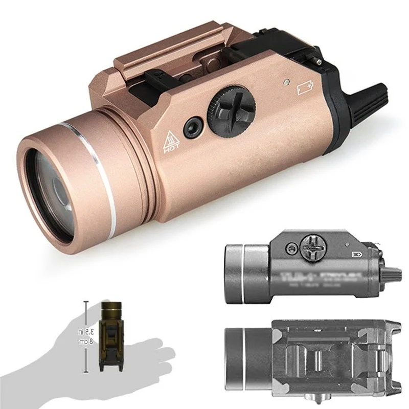 

TLr-1 High Lumen LED Strong Light Tactical Flashlight Tactical Torch P1 Down Mount Torch