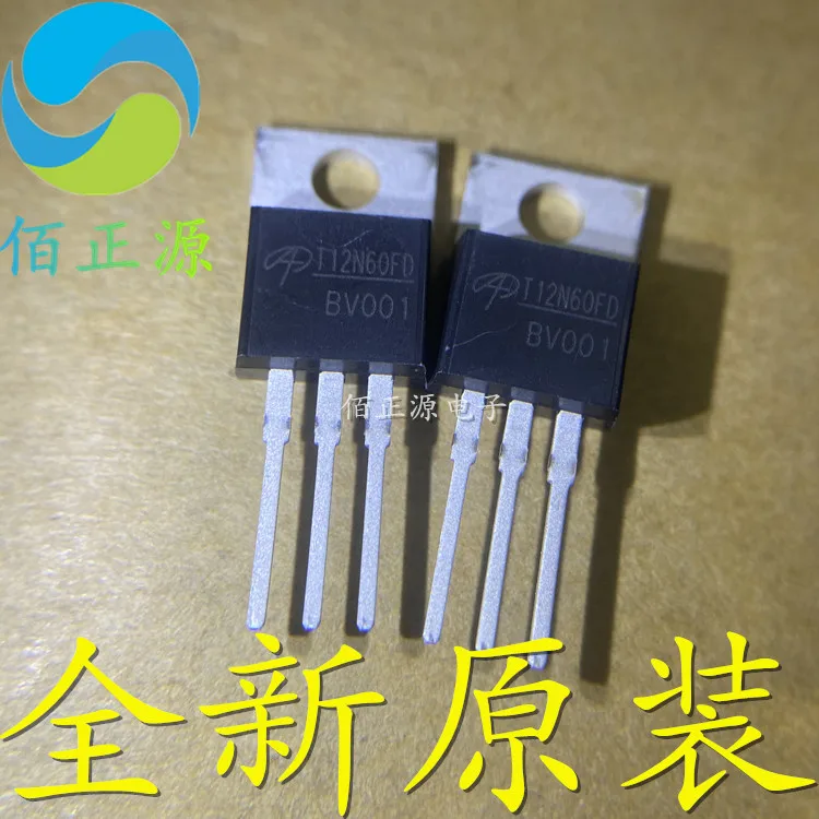 

10 шт. Оригинальный Новый AOT12N60FD T12N60FD FET 12A 600V N-channel TO-220