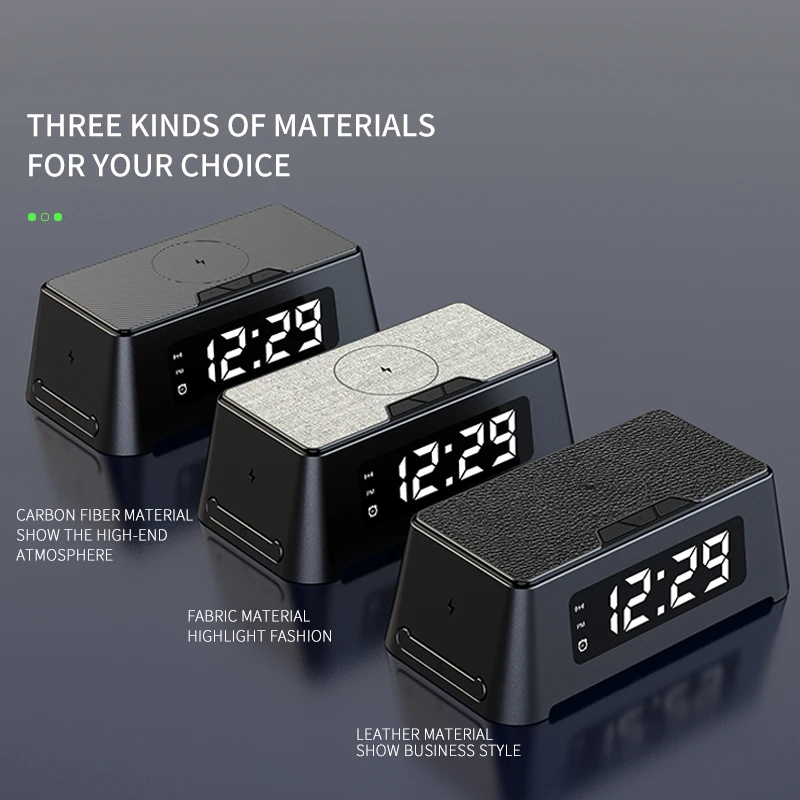 Оригинальная модель новый умный будильник многофункциональное Беспроводное
