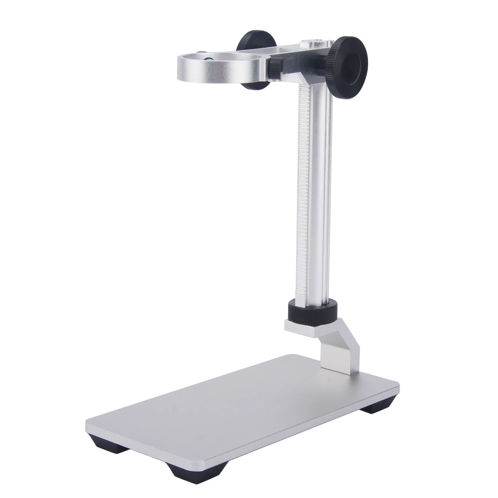 

Adjustable Desktop Base Universal Aluminum Alloy Digital Stand Microscope Holder Professional Bracket Endoscope 1.18 To 1.3inch
