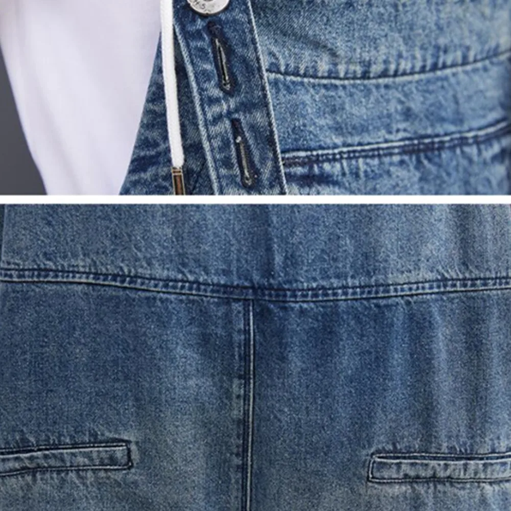 Wide Leg Jeans Denim Overalls 2023 New Cargo Womens Rompers Loose Overalls Women Denim Jumpsuit Summer Casual Jumpsuit