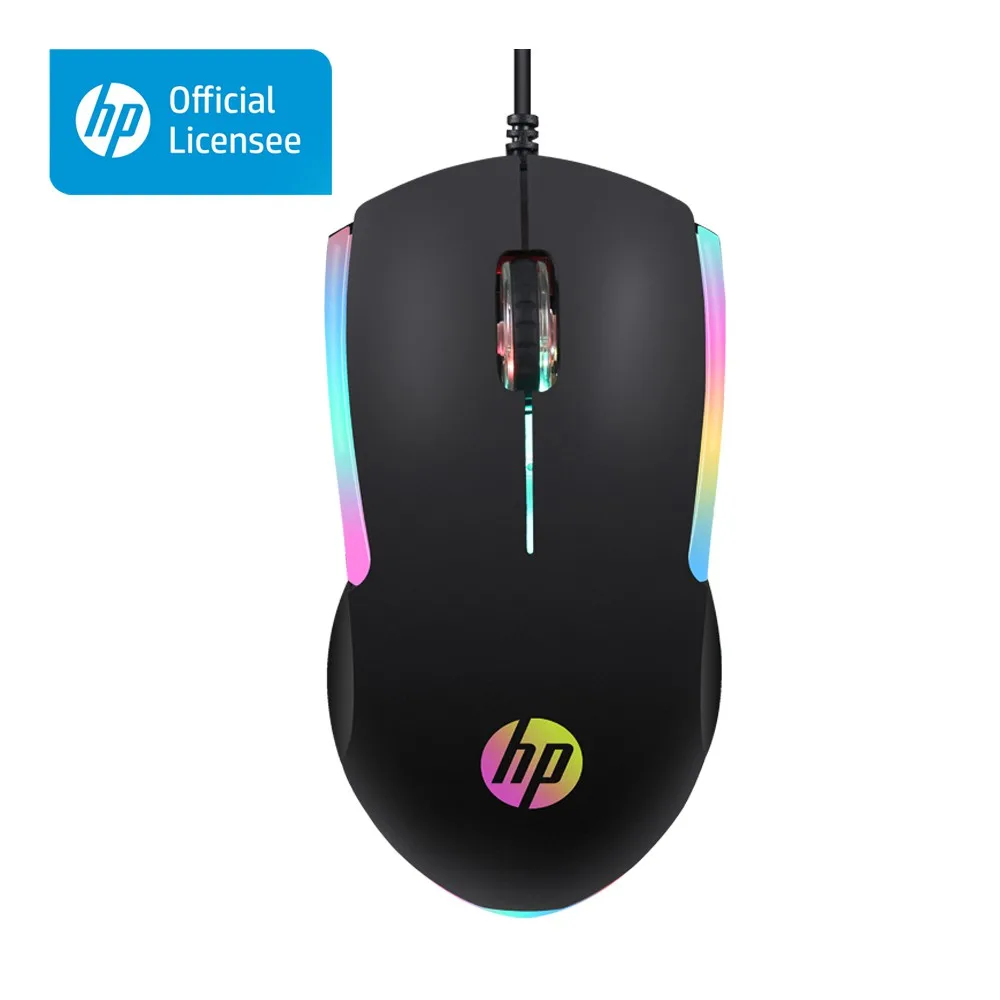 HP M160 - Gaming Mouse with moving RGB Lighting effects | 1000 DPI | optical USB | 3 buttons