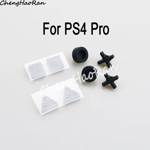 1 комплект, белые или черные силиконовые резиновые прокладки на нижнюю часть консоли PS4 Slim Pro, резиновые прокладки для консоли, противоскользящие Сменные прокладки
