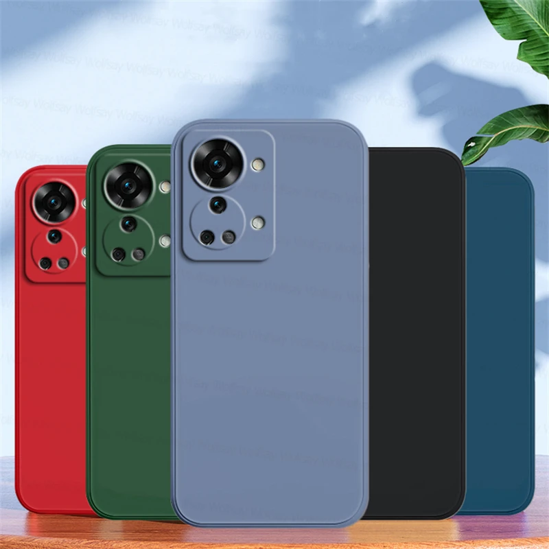 

For OnePlus Nord 2T 5G Case OnePlus Nord 2 2T Cover Shockproof Liquid Silicon Protective Phone Case OnePlus Nord CE 2 Lite ACE