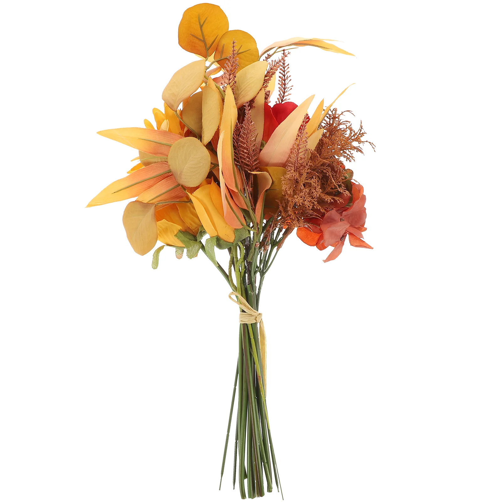 

Artificial Flowers Thanksgiving Bouquet Fake Decor Simulation Ornament Party Layout Ramos