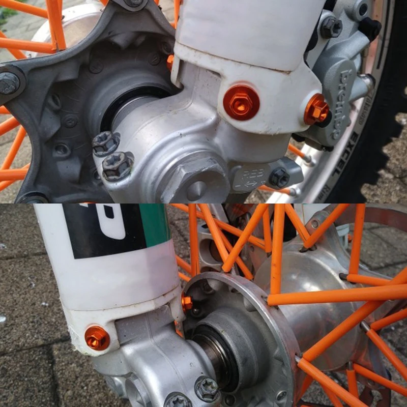 

6 шт., передняя вилка M6x12 для мотоцикла ktm-EXC EXCF 450 525 530