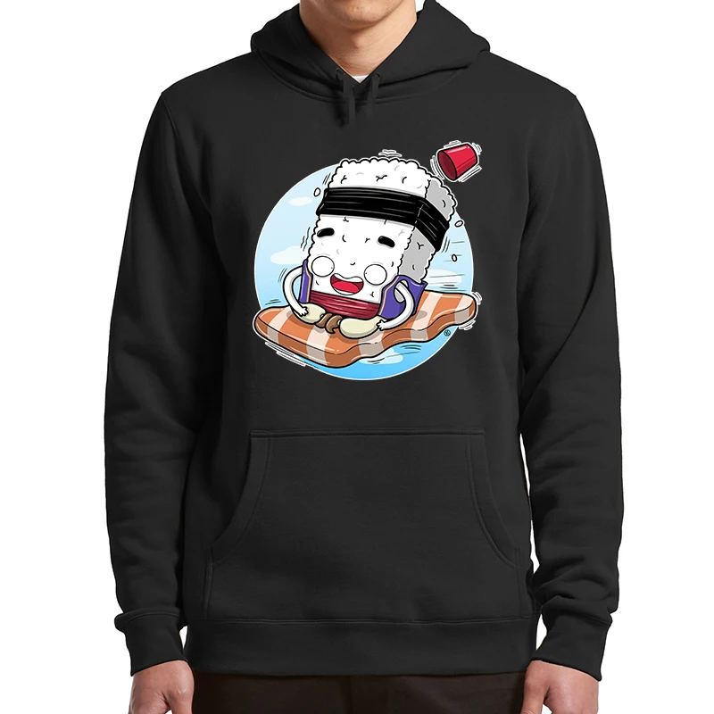 

Funny Sushi Hoodies Japanese Food Cartoon Harajuku Anime Vintage Men Women Pullover Soft Casual Hooded Sweatshirt