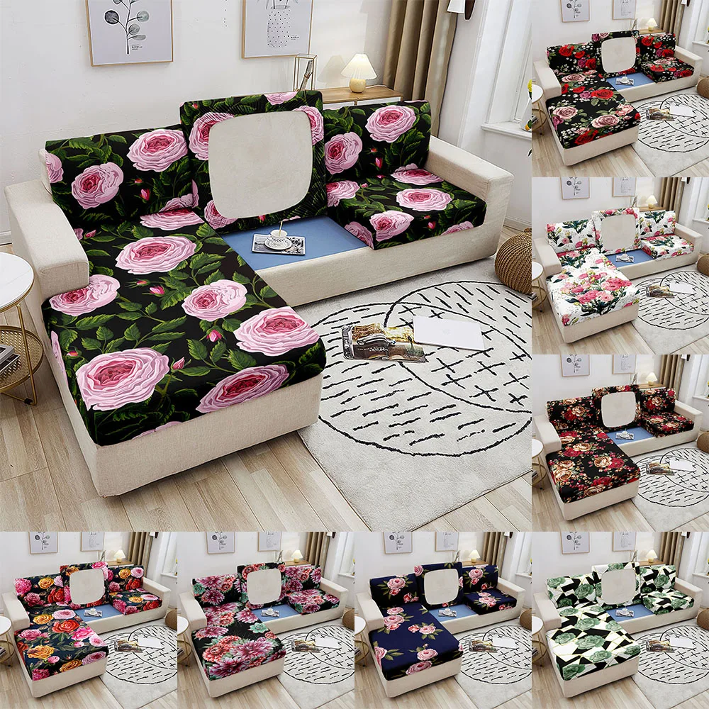 

Чехол для дивана с милыми собаками, эластичная защита от грязи для мебели, угловой чехол для гостиной