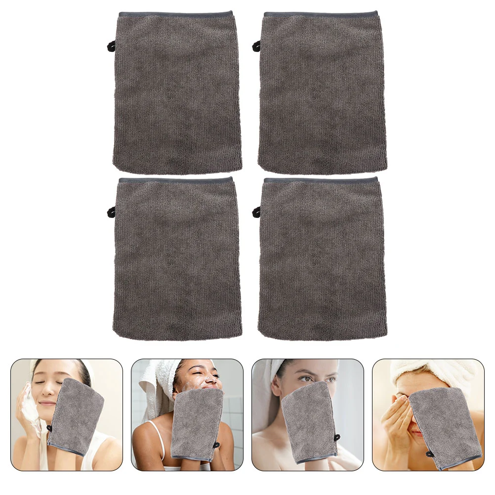 

Face Facial Mitt Makeup Gloves Washing Sponge Cleansing Cleaning Mitts Exfoliatingremover Wash Cloth Sponges Pad Scrub Body Spa