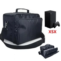 storage bag portable travel carrying case shockproof handbag double layer for xbox series x game console accessories