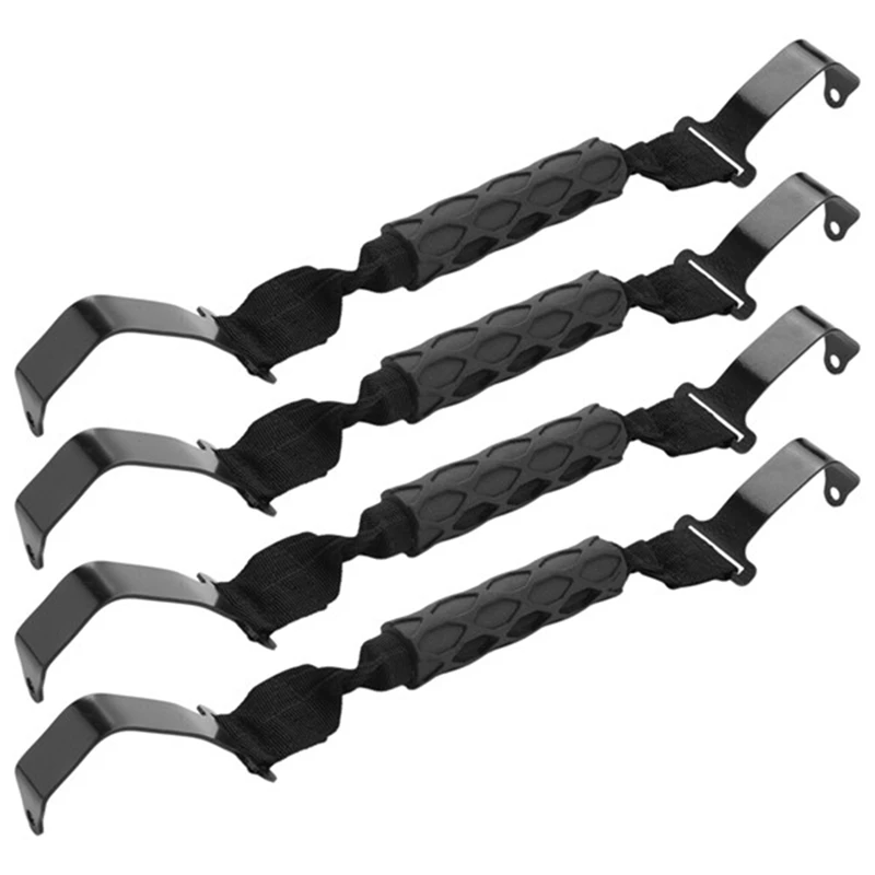 

Ручка на крышу двери 2/4, модификация салона для Jeep Wrangler JK 18-23, Комплект ручек на переднюю и заднюю крышу, аксессуары, 4 шт.