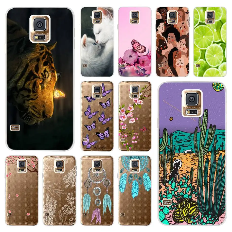 Чехол для Samsung Galaxy S5 S 5, задняя крышка телефона с милым Тигром и мультяшным принтом для Samsung S5 i9600 S5Neo S5Duo G903F, мягкий чехол из ТПУ