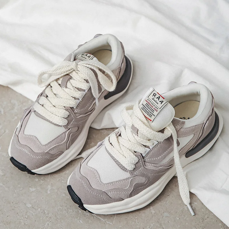 

2023 spring and summer new breathable women's shoes old daddy shoes couples hundred with sports and leisure shoes men's shoes