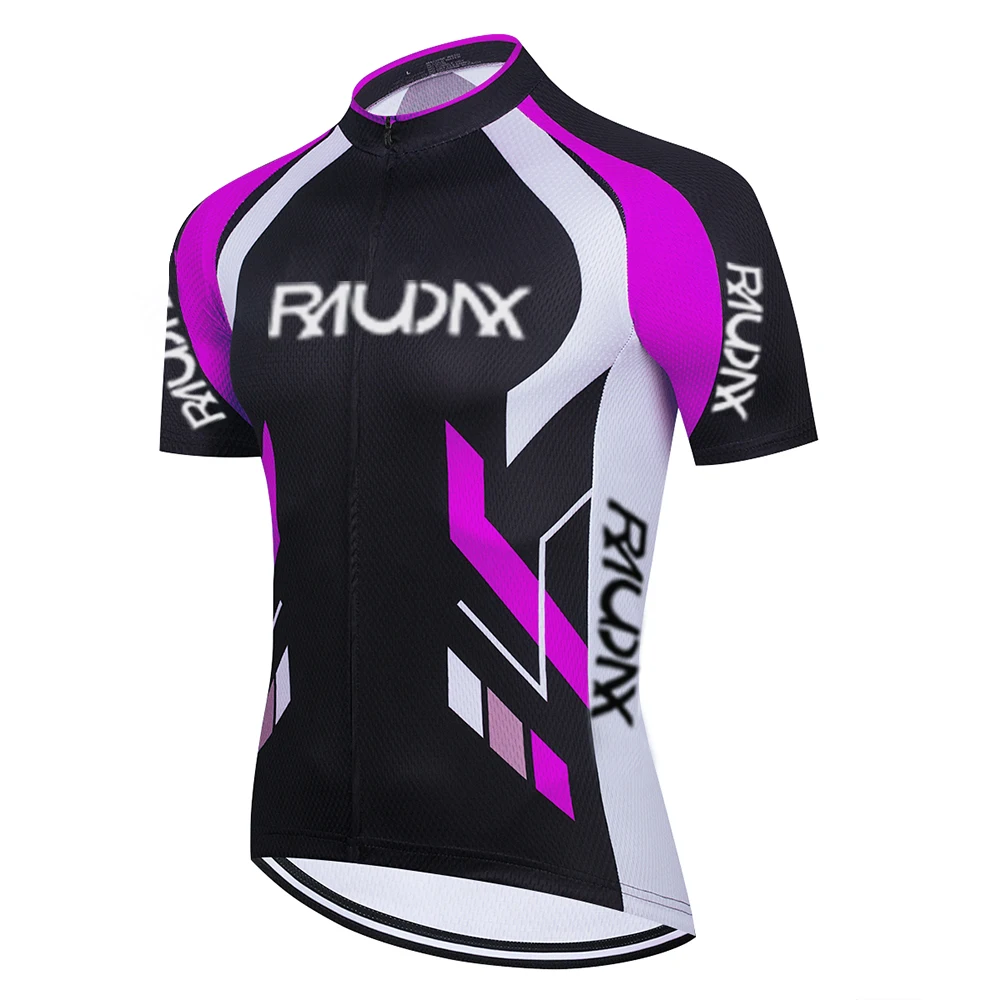 

2022 Raudax Men Cycling Jersey Racing Tops Short Sleeve Cyclist Clothes Shirt Sports Team Maillot Summer Pro Bicycle Bike Wear