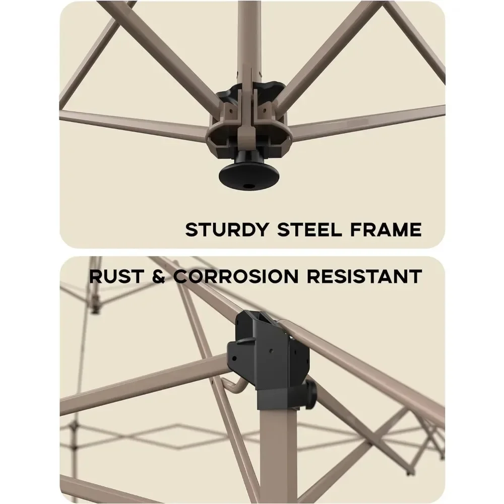 12x12 всплывающая беседка внешняя искусственная торговля с москитной сеткой 4