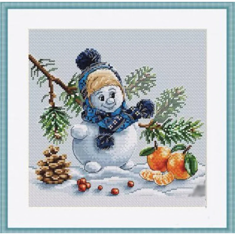 

7422 Cross Stitch Sets Cross Stitch Paintings 14ct 18ct Stich Cross Stitch Kit Embroidery Needle Arts & Craft Complete Kit Hobby